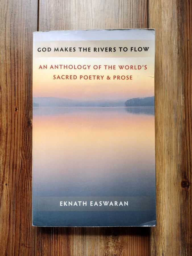 photo of front cover of book showing a lake at sunset